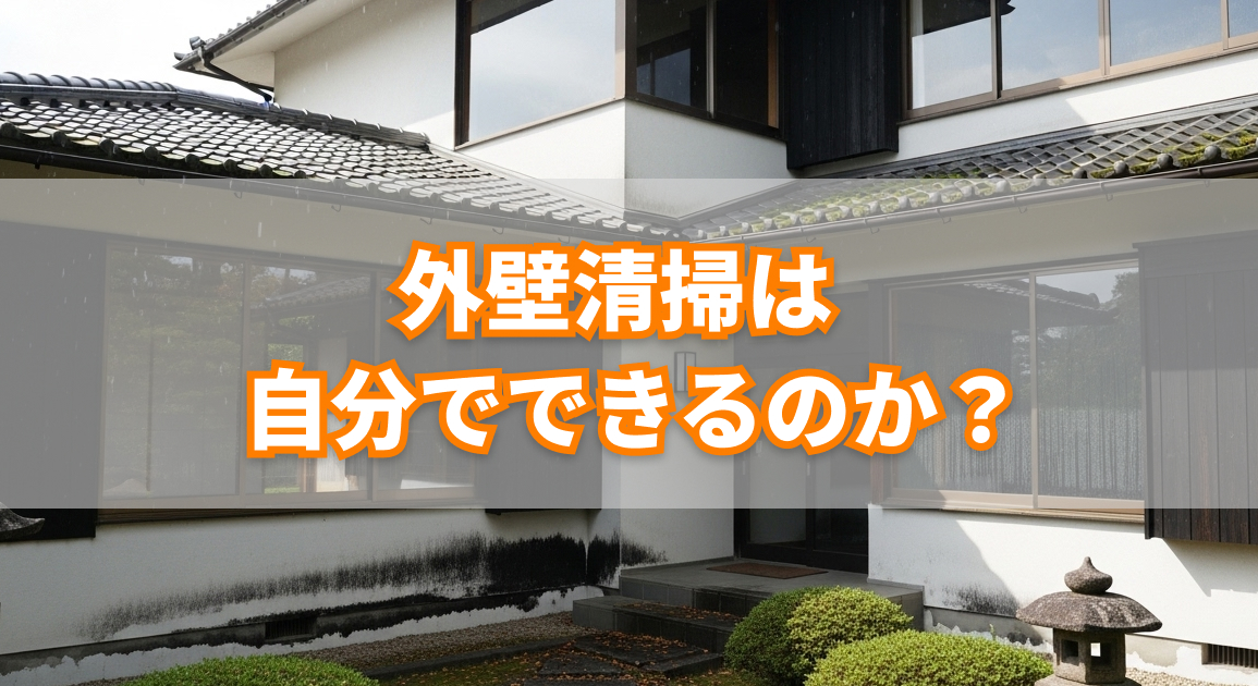 外壁清掃 自分で