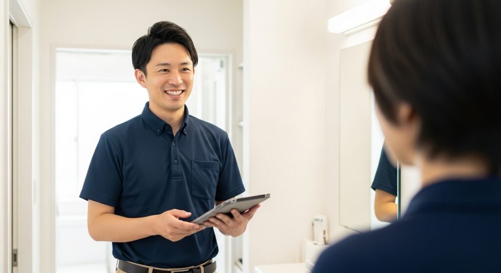 信頼できるリフォーム業者のスタッフ